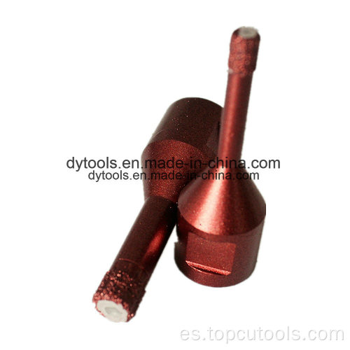 Bits de perforación de núcleos de diamante soldado vacío de 6 mm M14